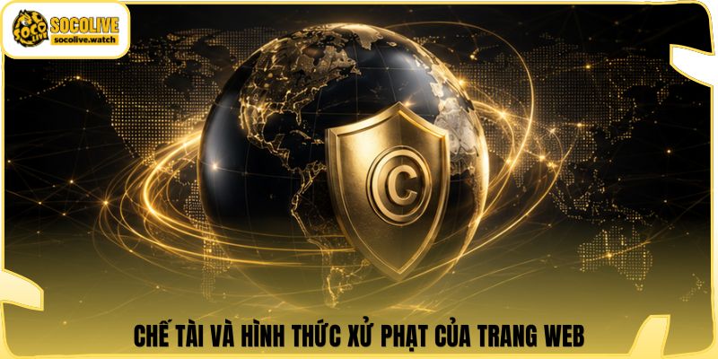 Chế tài và hình thức xử phạt của trang web