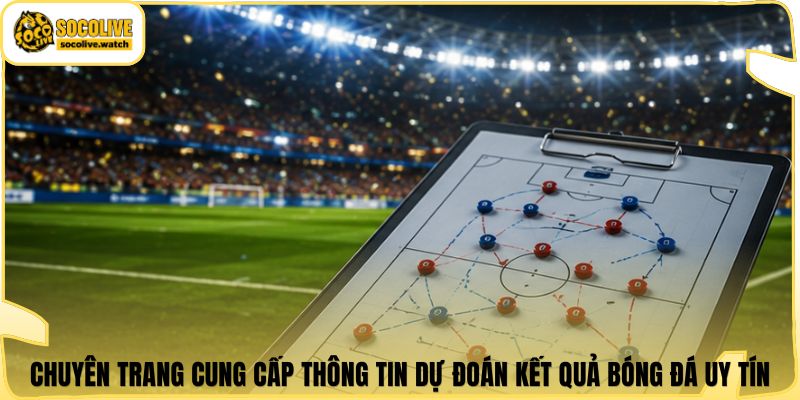Chuyên trang cung cấp thông tin dự đoán kết quả bóng đá uy tín