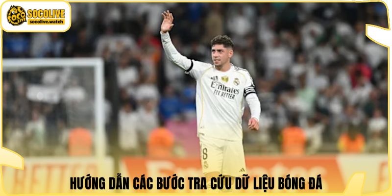 Hướng dẫn các bước tra cứu dữ liệu bóng đá