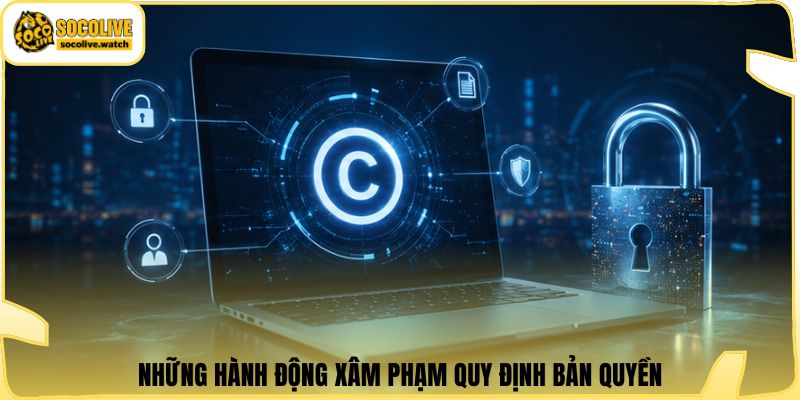 Những hành động xâm phạm quy định bản quyền