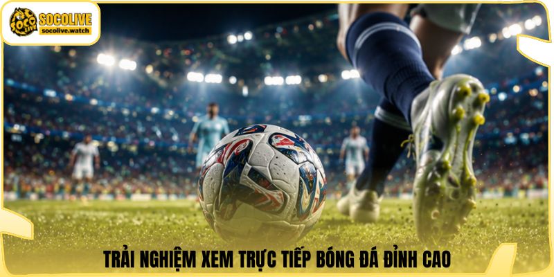 Trải nghiệm xem trực tiếp bóng đá đỉnh cao